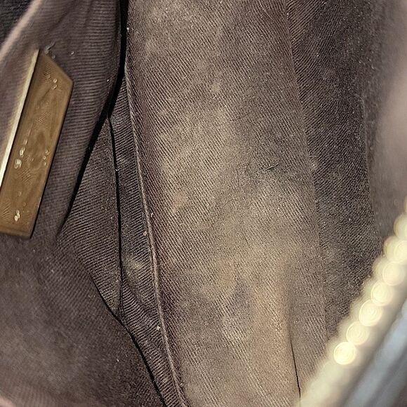 Bally Center Strip Suede Leather Women's  Shoulder Bag - Picture 8 of 13